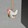 pendant grey hen