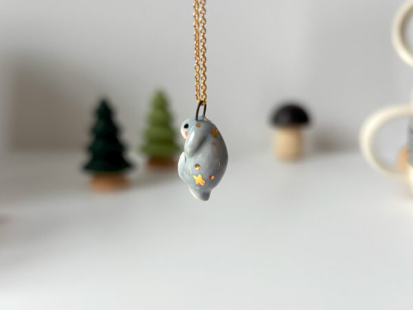 Pendentif Porcelaine - Lapin – Image 4