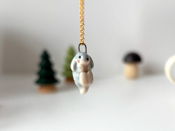 Pendentif Porcelaine - Lapin – Image 2