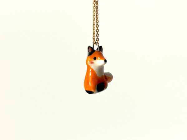 Pendant - Red Fox Sitting - Image 5