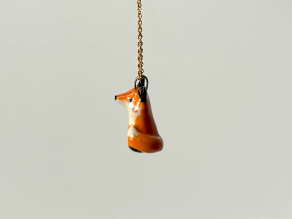 Pendant - Red Fox Sitting - Image 3