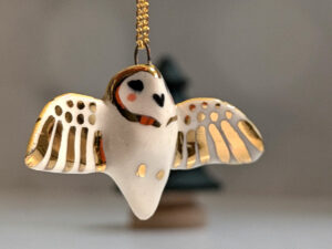 barn owl pendant