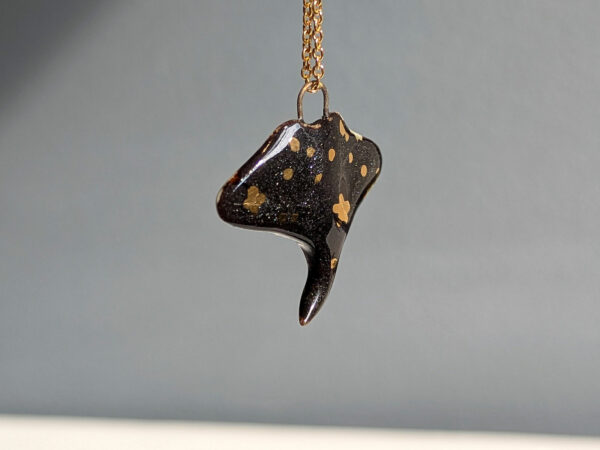 nightsky ray porcelain pendant