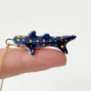 whale shark pendant porcelain gold kness