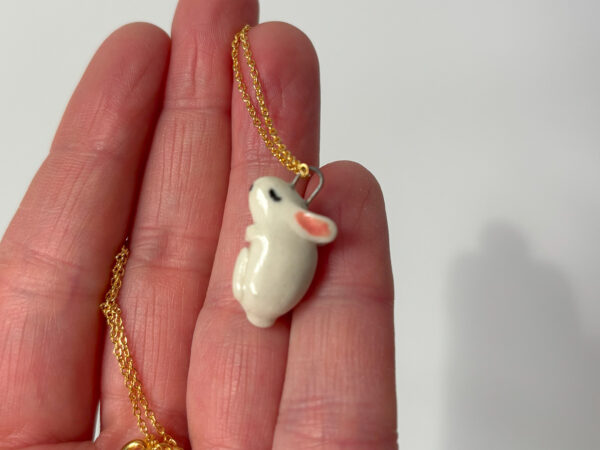 Pendentif lapin endormi – Image 3