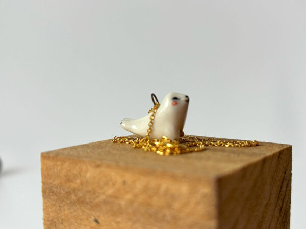 Porcelain Pendant - Baby Seal - Image 4