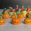 cute mini pumpkin figurine porcelain