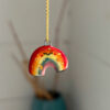 adorable rainbow porcelain pendant by kness