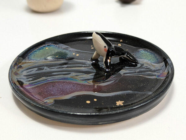 whale jewelry dish