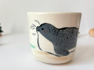 seal porcelain cup