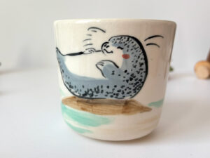 seal porcelain cup