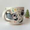 cute mug potter kness raccoon family