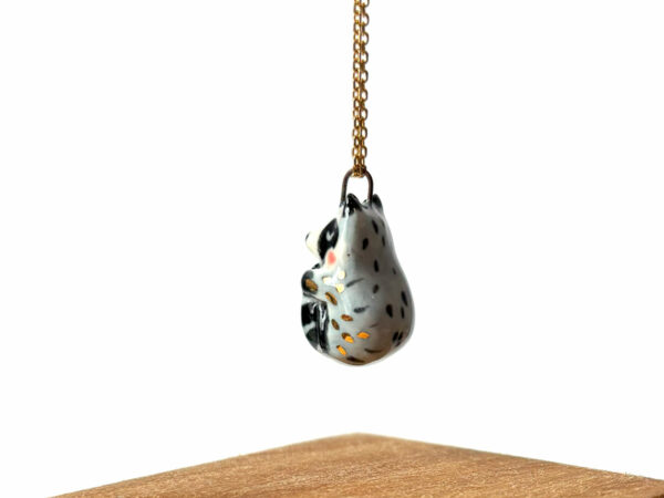 Pendentif Porcelaine - Raton Laveur – Image 3