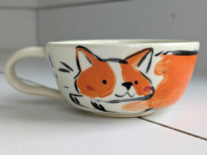 corgi tea cup