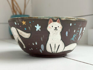 cute fox bowl