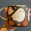 pumpkin ghost mug