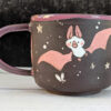 adorable mug pink white bats