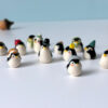 figurine of little porcelain penguins