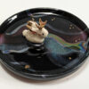 aurora borealis jackalope jewelry dish