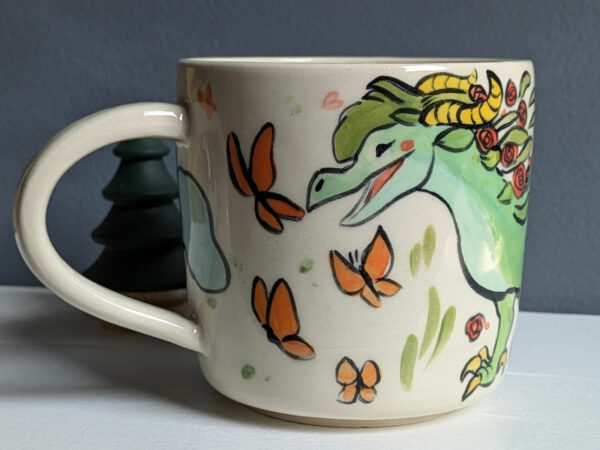 summer dragon mug