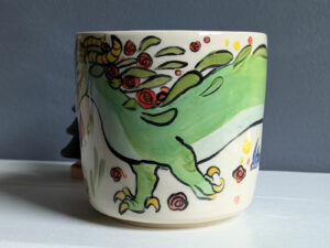 summer dragon mug