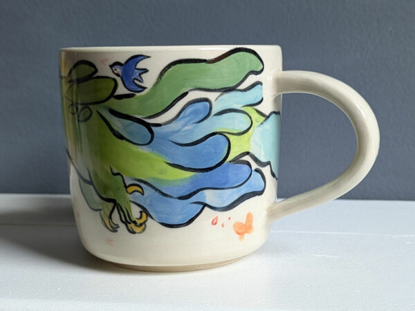 summer dragon mug