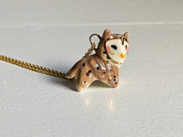 porcelain pendant owlbear