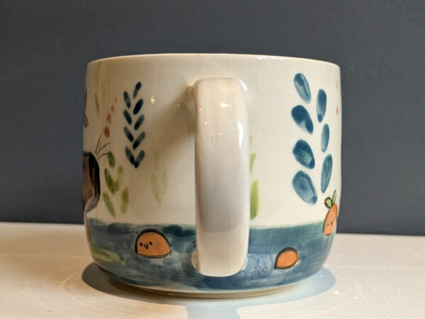 adorable capybara handmade mug by kness