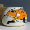 deer fox adorable pot