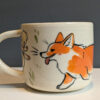 cutest handmade corgi herding sheep mug one of a kind