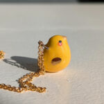 cute yellow chick pendant