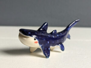 whale shark dark blue