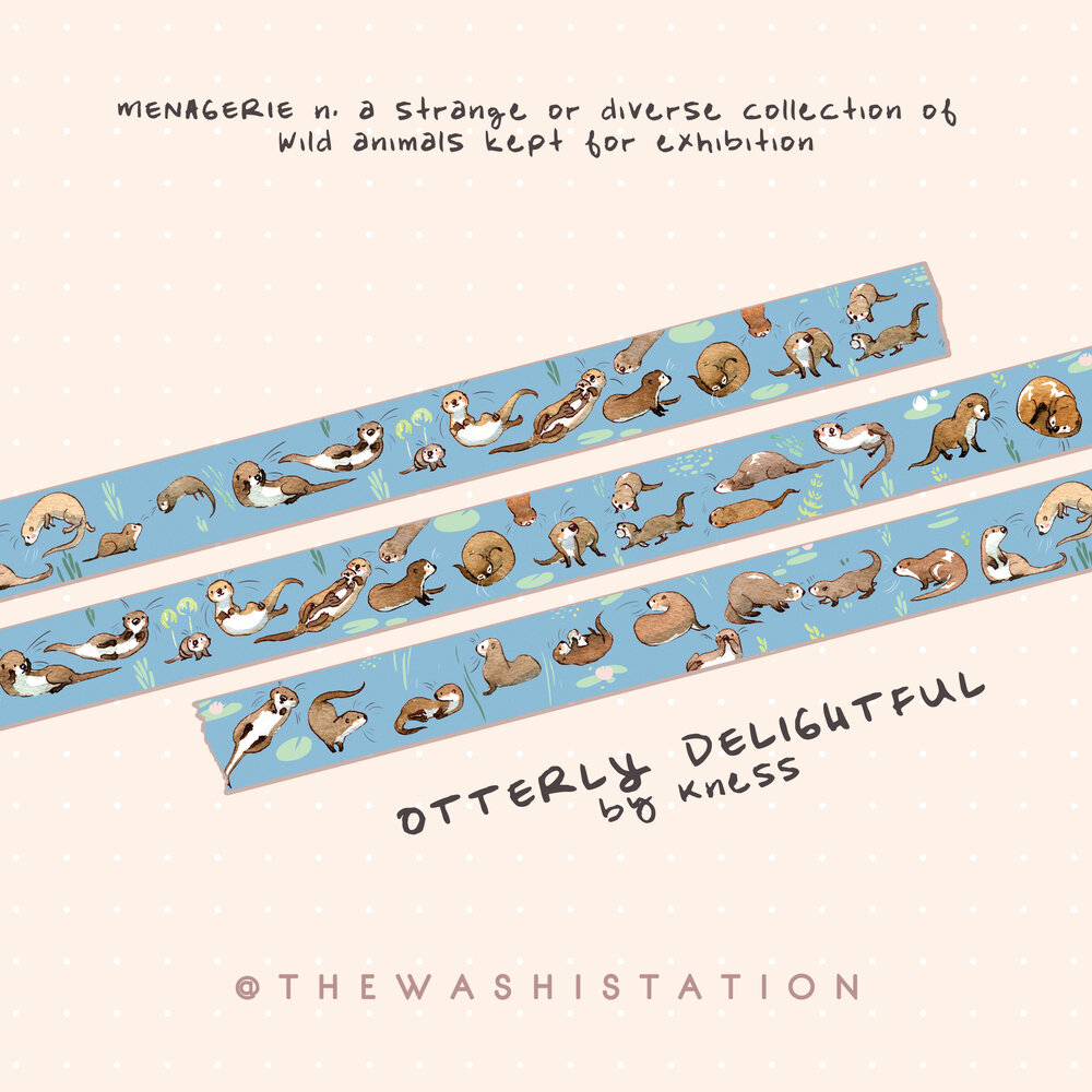 otter washi tape 