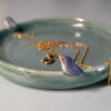 jewelry dish blue birds