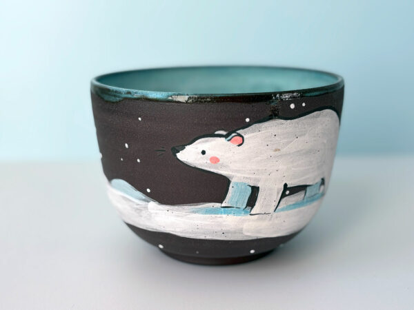 cute polar bear bowl