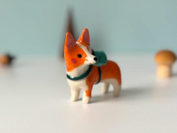 Figurine - Corgi Sac à Dos – Image 2