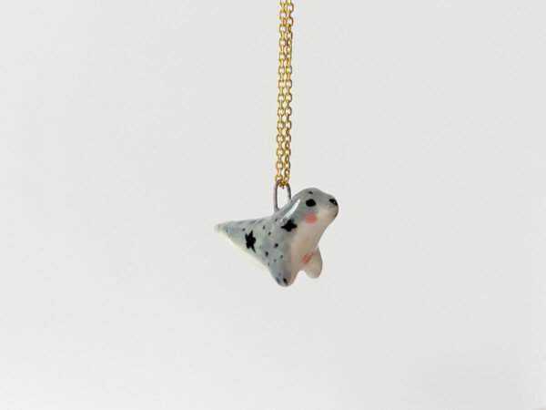 Pendentif Porcelaine - Phoque Gris – Image 5