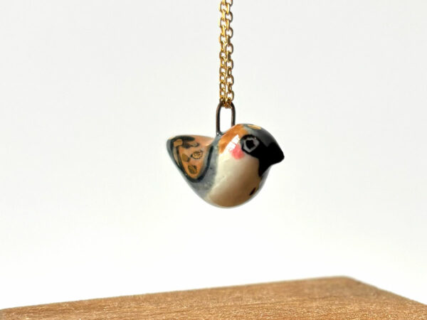 Pendentif - Moineau et Or – Image 2